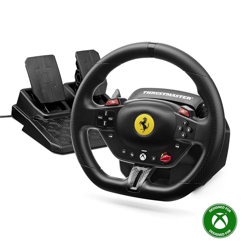 Thrustmaster T98 Ferrari Racing Wheel and Pedals for PC and Xbox Serie