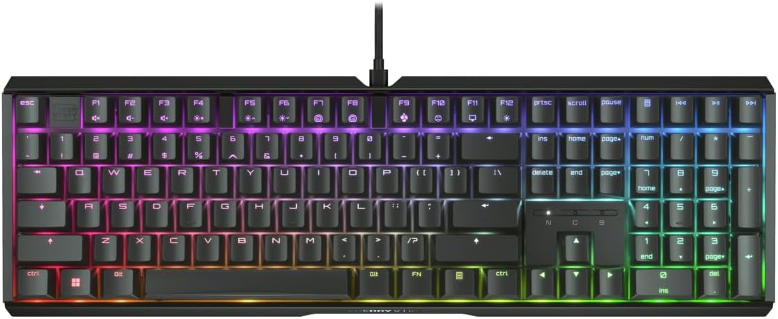 CHERRY XTRFY MX 3.1 Wired Mechanical Keyboard with Silent Red Switches