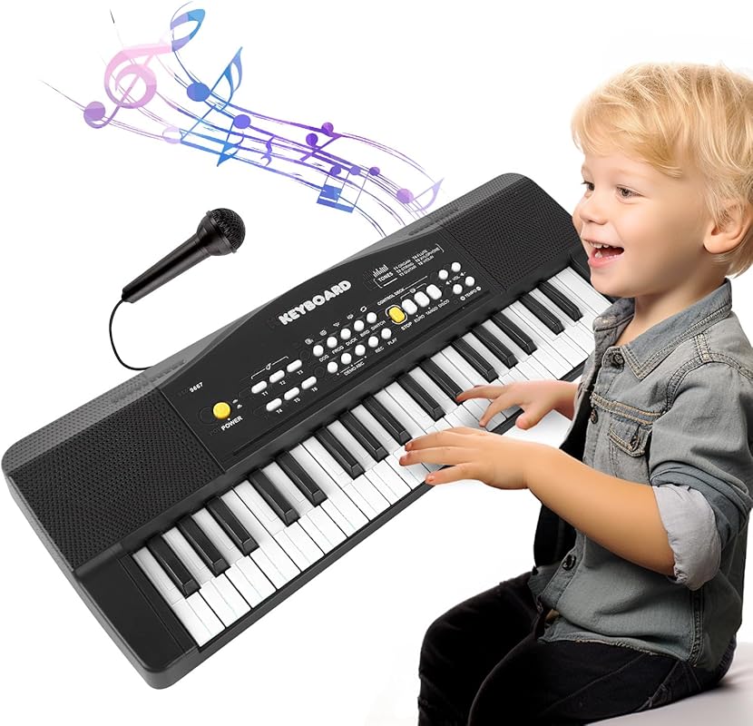Toy Piano Keyboard for Kids Upgrade Electric Pianos Toys for 3 4 5 6 7