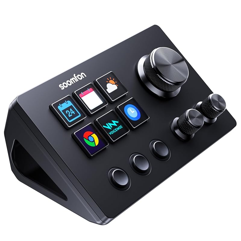 SOOMFON Stream Controller SE with 6 customizable LCD macro keys for OB