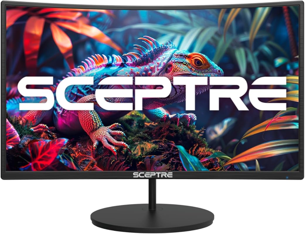 Sceptre Curved 24-inch Gaming Monitor 100Hz, 1080p, 98% sRGB, HDMI x2,