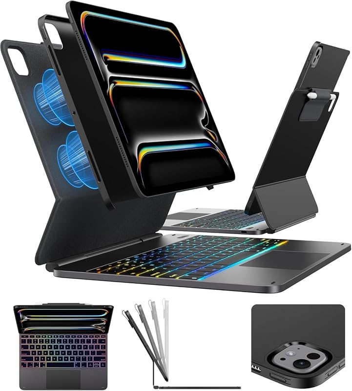 typecase Edge+ Keyboard Case for iPad Pro 13-inch with 11-Color Backli