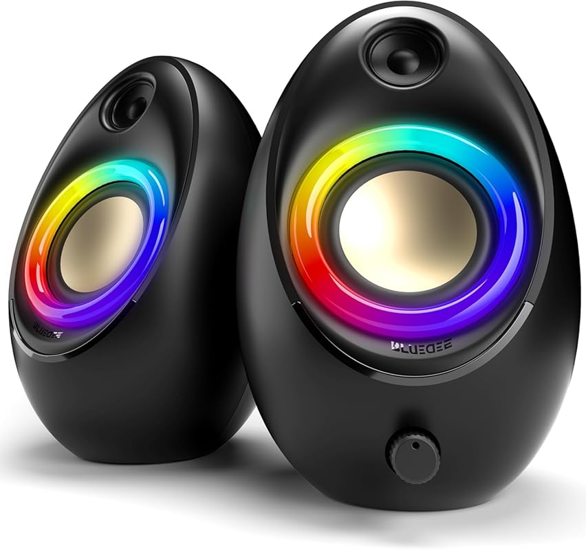Bluedee Computer Speakers for Desktop PC, 20W Peak Power Bluetooth 5.4