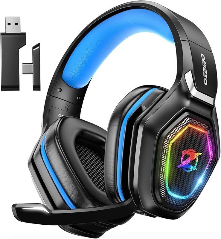 Best wireless RGB gaming headset for PC, PS5, and mobile with 40-hour