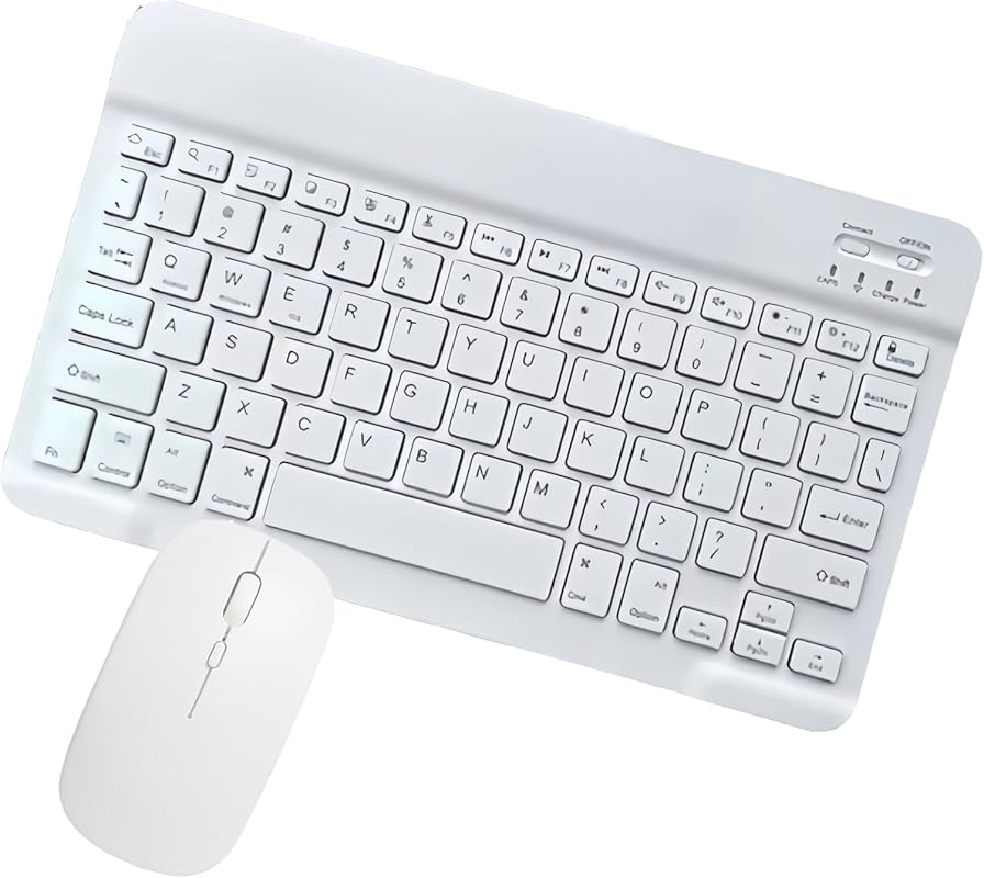 Bluetooth Keyboard and Mouse Combo for iPad, 10 inch Wireless Keyboard