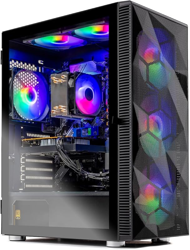 Skytech Storm Desktop PC with Ryzen 7 5700, RTX 5060 Ti, 1TB SSD, and 