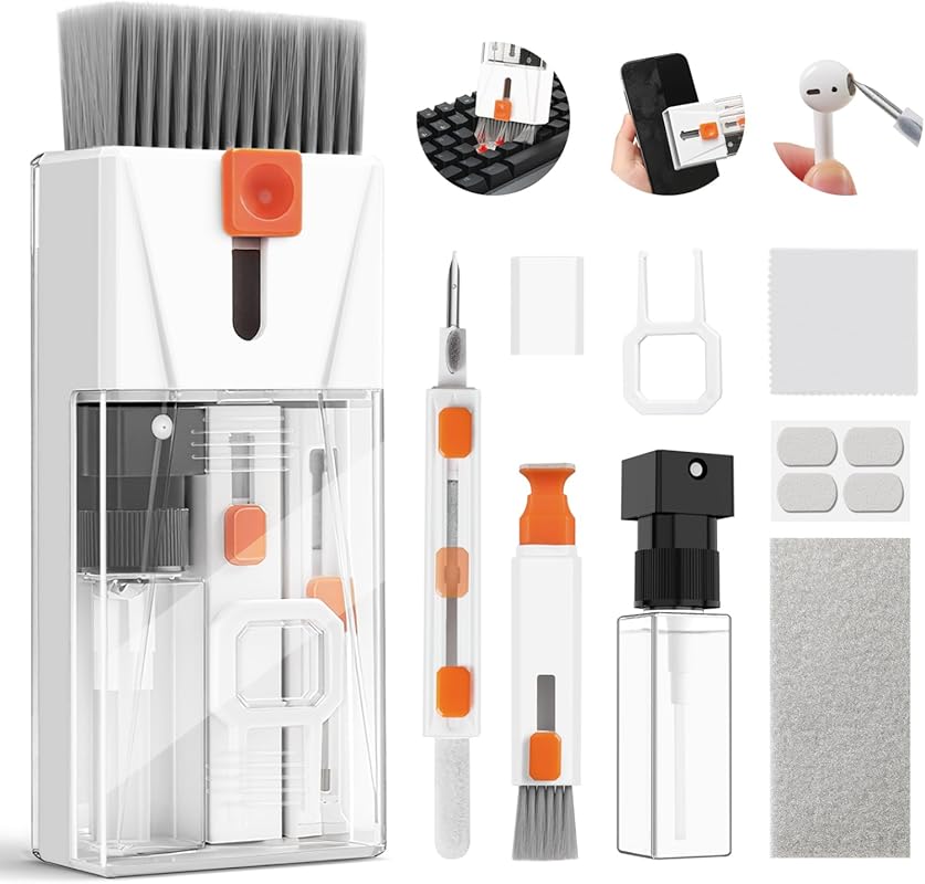 Professional laptop keyboard cleaning kit for Dell XPS with spray, bru