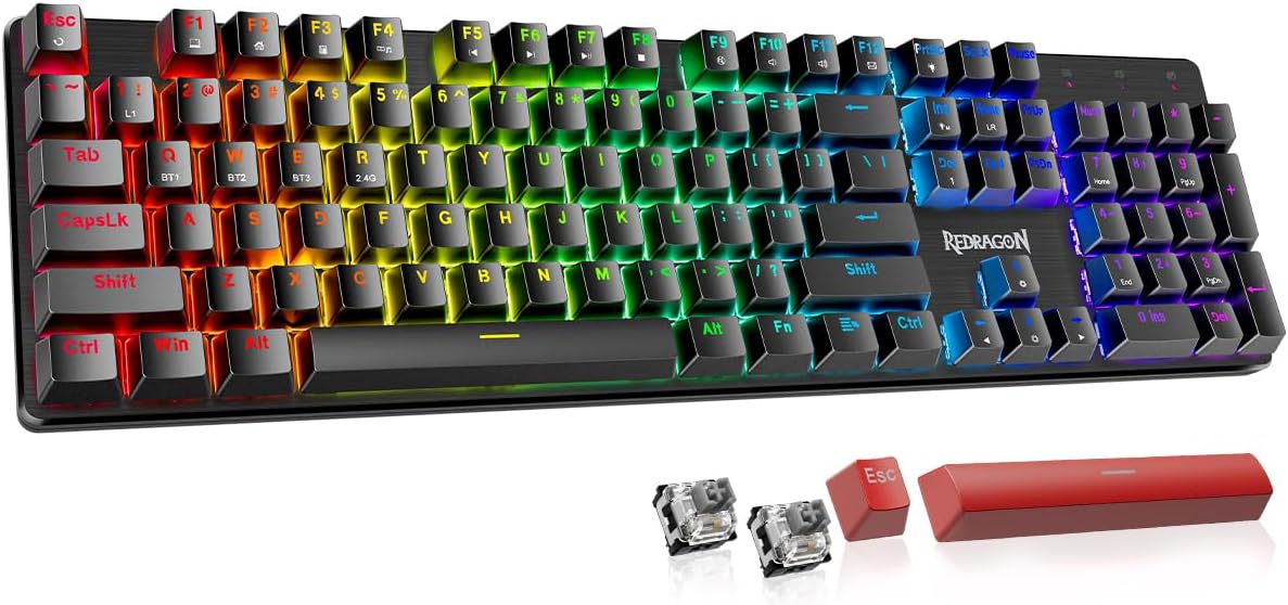 Redragon K671KS wireless mechanical keyboard with hot-swappable switch