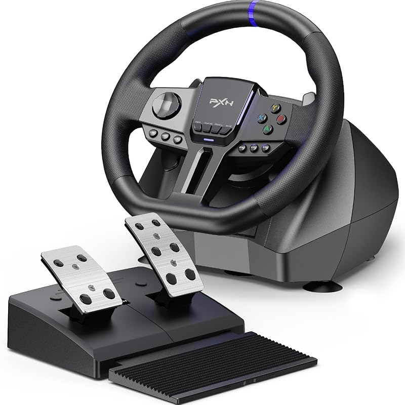 PXN V900 GEN2 Sim Racing Wheel with Pedals and Paddle Shifter for Xbox