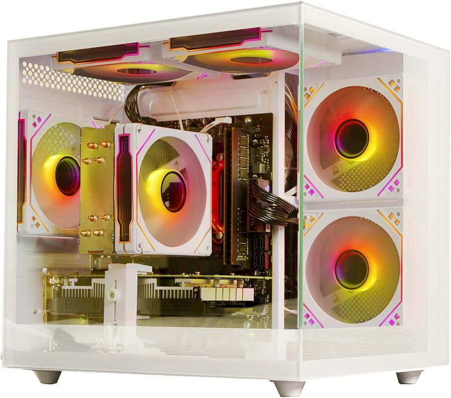High-end desktop with Ryzen 7 5700X, RTX 5060 8G, 32GB RAM, and 1TB SS