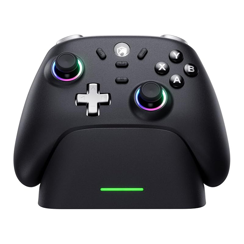 ECHTPower PC Gaming Controller with Hall-Effect Joysticks, No Drift, a