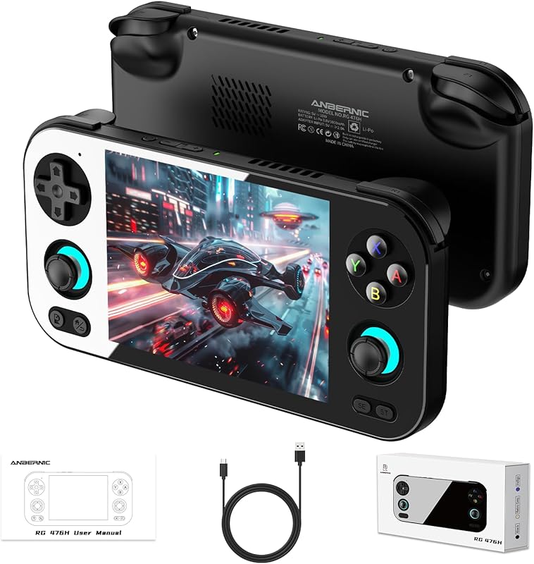 RG476H Retro Handheld Console with 4.7-Inch IPS Touchscreen, Android 1
