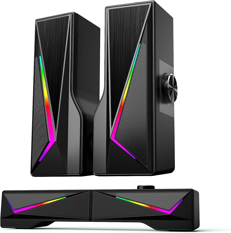 Computer Speakers for Desktop, Bluetooth & USB Input, USB Powered Gami