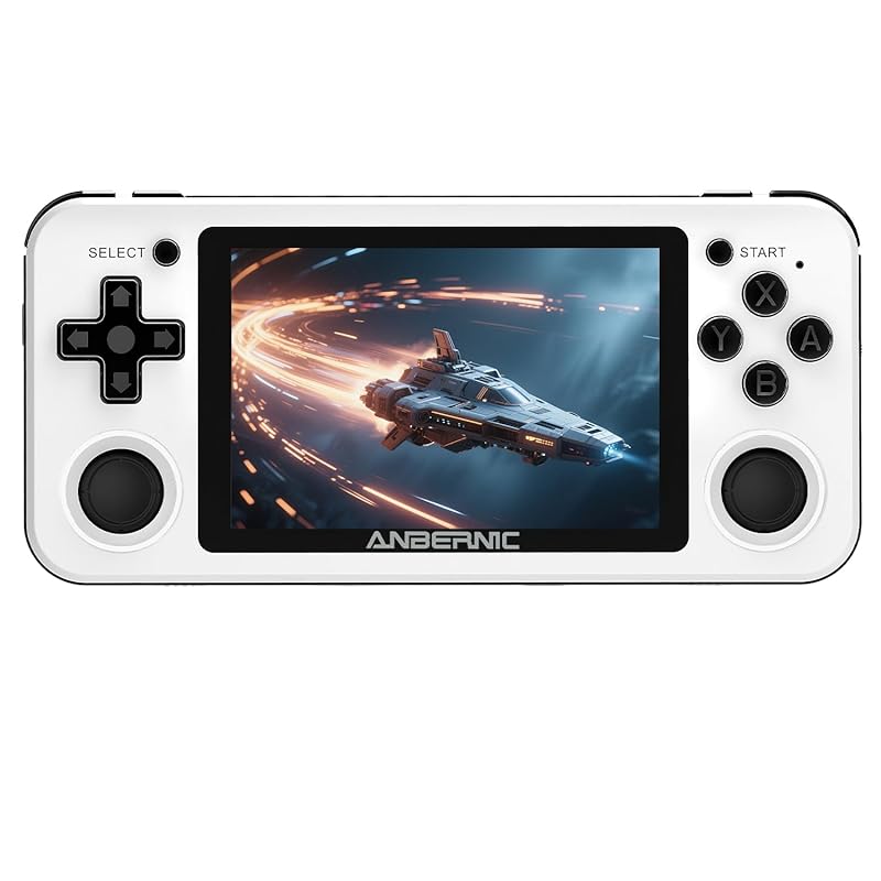 RG351P Handheld Console with Dual OS, 3.5-inch IPS Screen, and 3500mAh