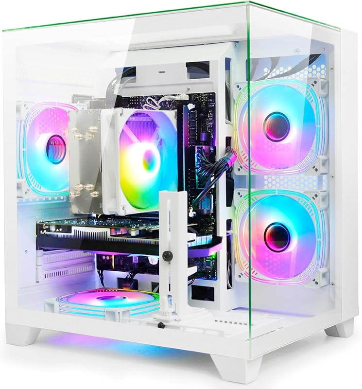 Prebuilt Gaming PC with Ryzen 5 6Cores, RX 560, 16GB DDR4, 512GB SSD, 